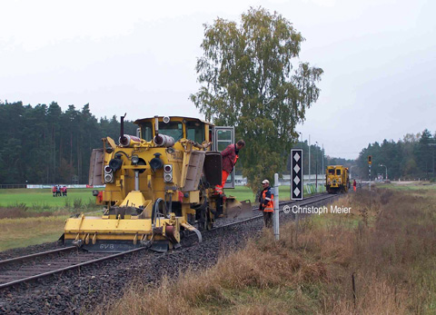 Anschlussgleis Bögl