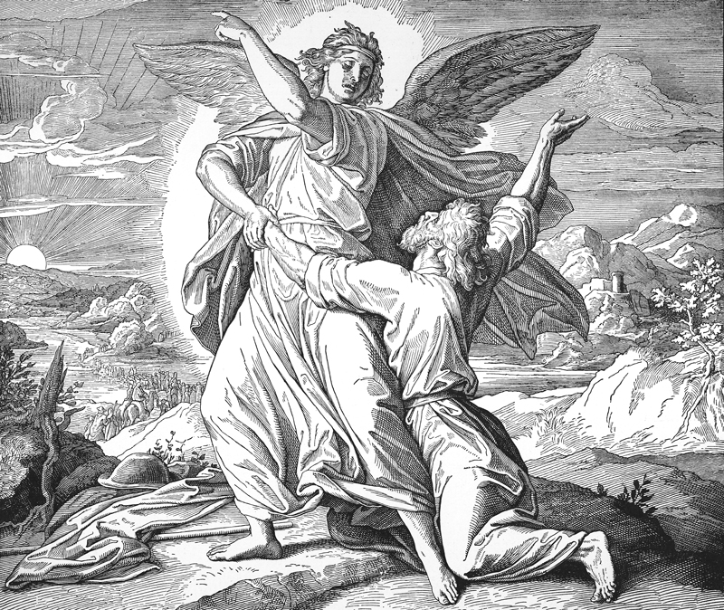 Bilder der Bibel - Jakob ringt mit dem Engel des Herrn