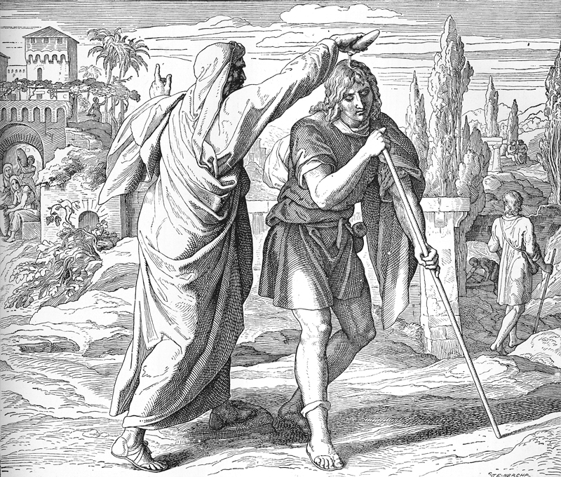 Bilder der Bibel - Saul zum König gesalbt