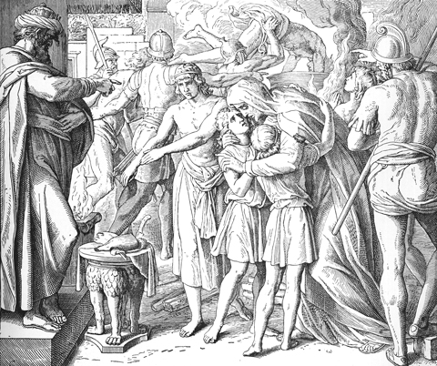 Bilder der Bibel - Märtyrertod der sieben Brüder und ihrer Mutter
