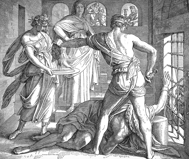Bilder der Bibel - Enthauptung Johannes des Täufers