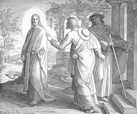 Bilder der Bibel - Jesus erscheint zwei Jüngern bei Emmaus