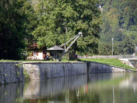 Bilder Ludwigskanal- Bild Schleuse 1 Kelheim