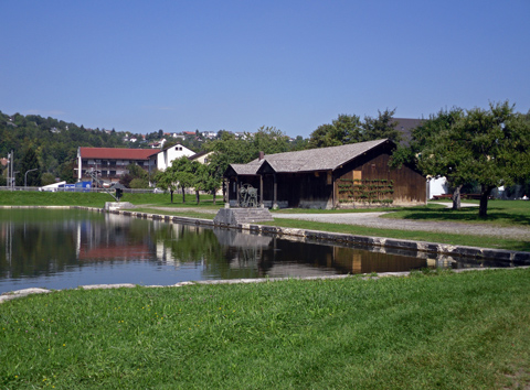 Bilder Ludwigskanal- Bild Schleuse 1 Kelheim