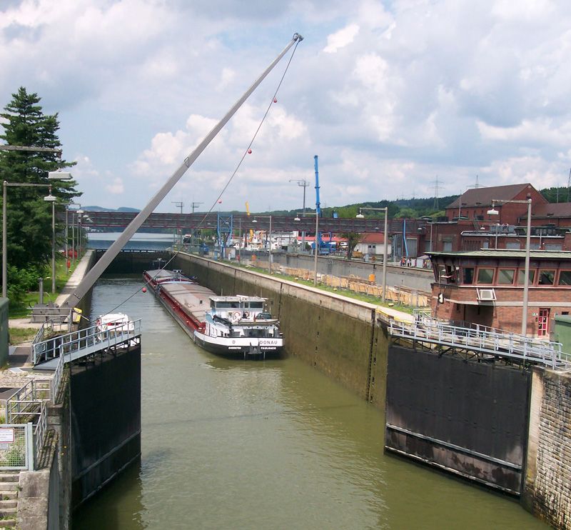 Donau - Kachlet-Staustufe