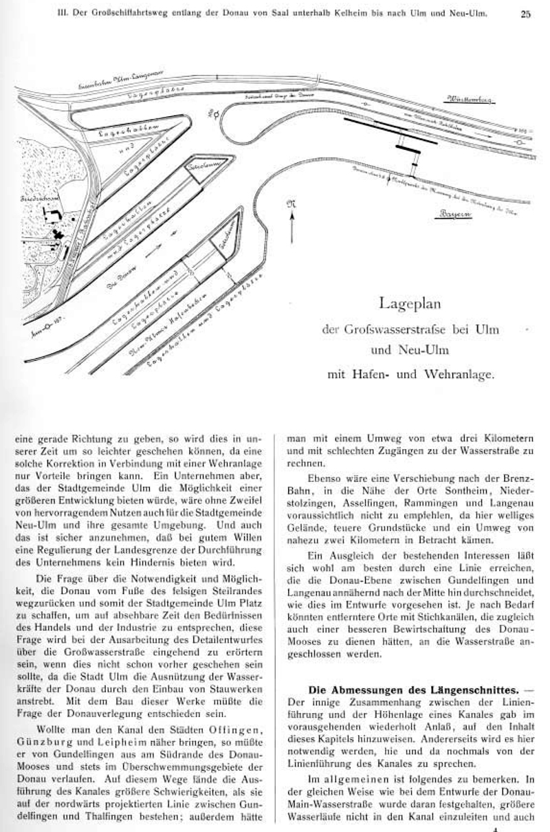 Geschichte - Schiffbarkeit der Bayerischen Donau