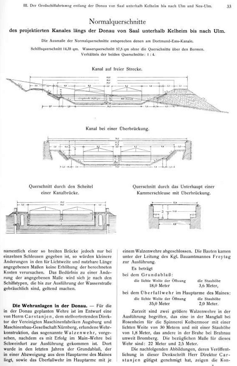 Geschichte - Schiffbarkeit der Bayerischen Donau