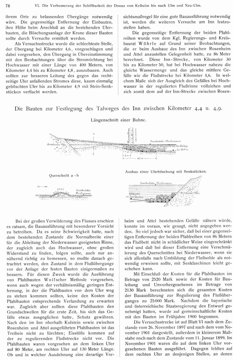 Geschichte - Schiffbarkeit der Bayerischen Donau