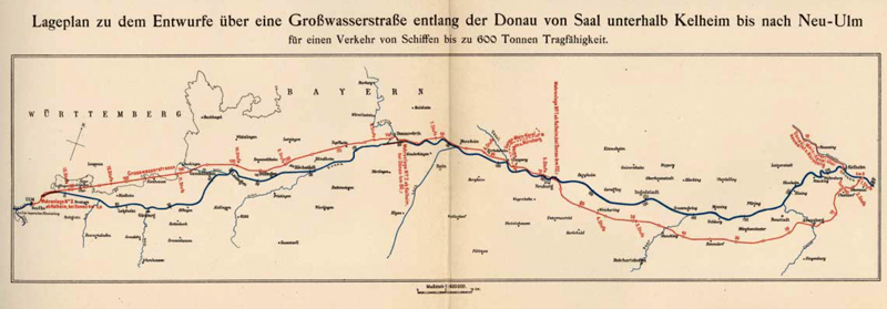 Geschichte - Schiffbarkeit der Bayerischen Donau