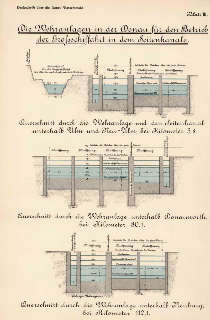 Geschichte - Schiffbarkeit der Bayerischen Donau