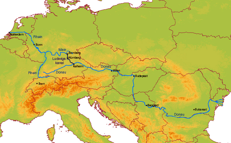 Ludwigskanal - Geographie