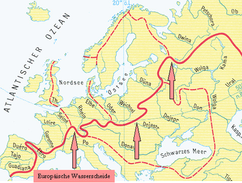 Europäische Wasserscheide