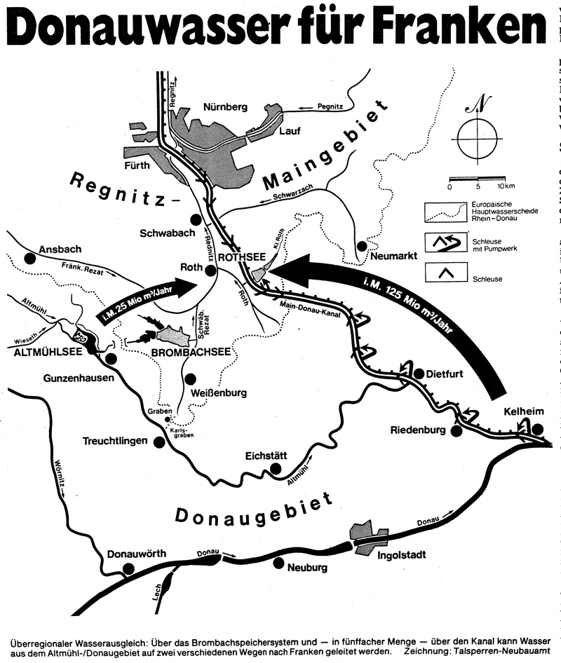 Ludwigskanal - Geographie