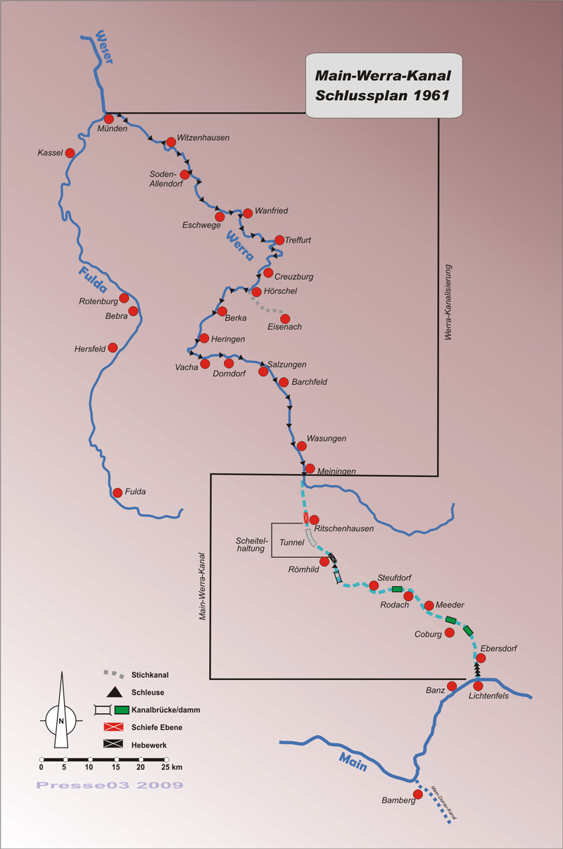 Ludwigskanal - Geographie