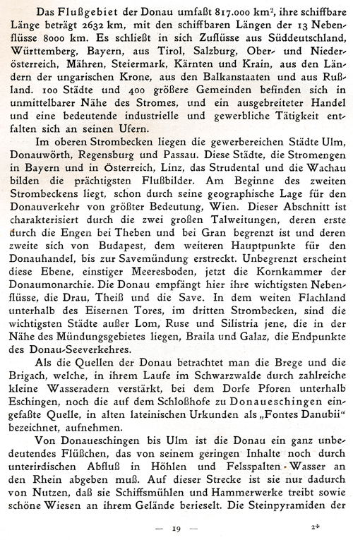 Die Donau und ihre Schifffahrt