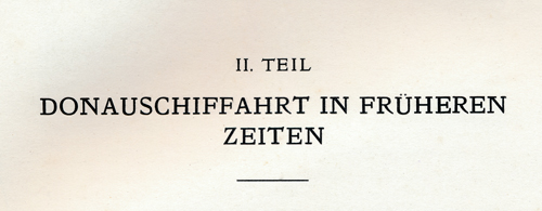 Die Donau und ihre Schifffahrt