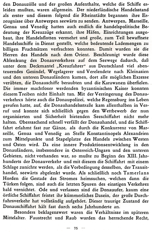 Die Donau und ihre Schifffahrt