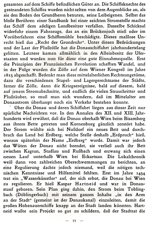 Die Donau und ihre Schifffahrt