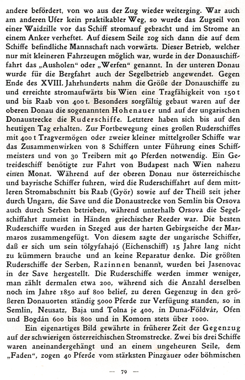 Die Donau und ihre Schifffahrt