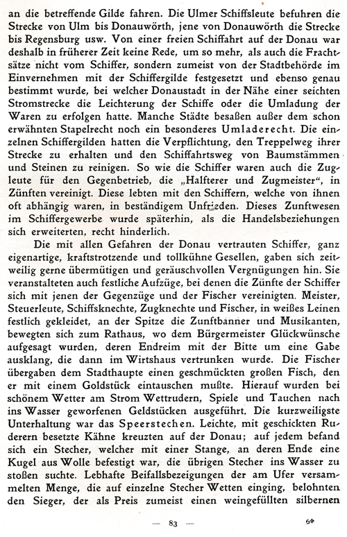 Die Donau und ihre Schifffahrt
