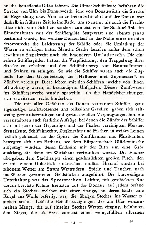 Die Donau und ihre Schifffahrt