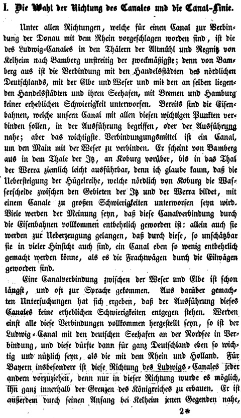 Der Ludwig-Canal - Eine kurze Beschreibung dieses Canal's und die Ausführung desselben 