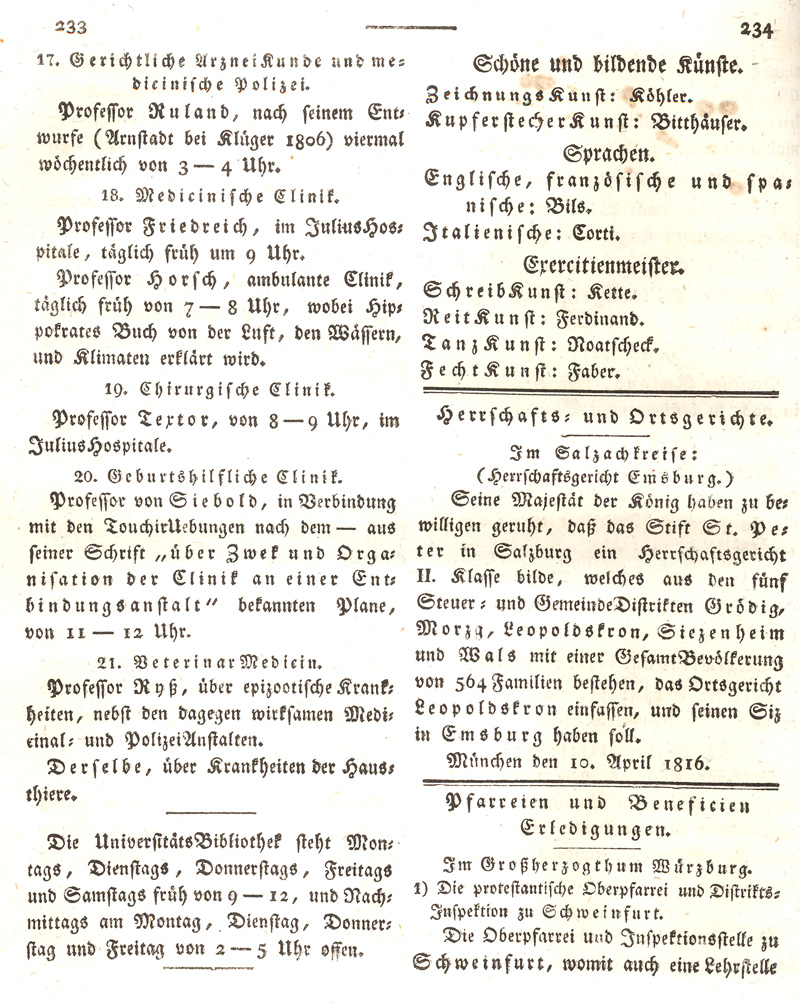 Ludwigskanal - Geschichte - Regierungsblatt