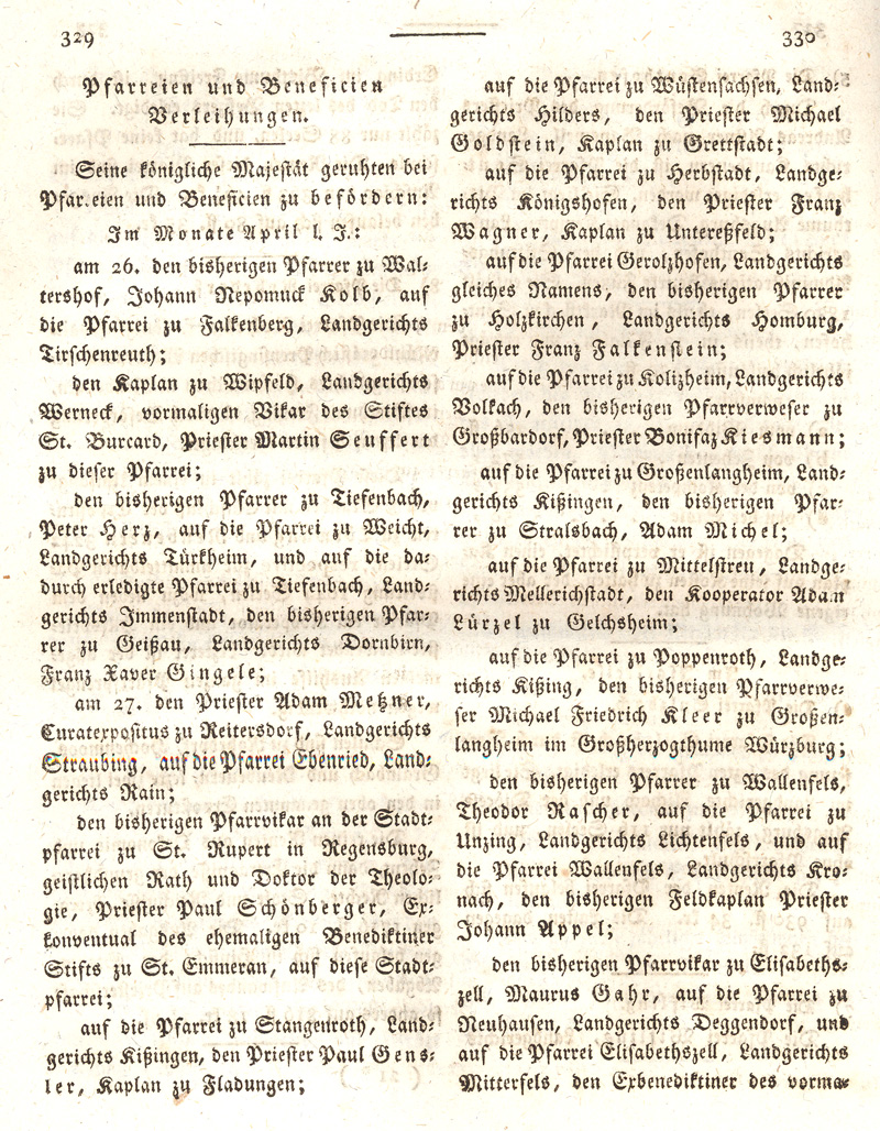 Ludwigskanal - Geschichte - Regierungsblatt