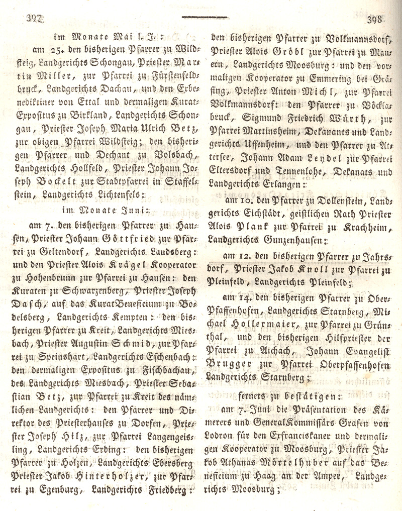 Ludwigskanal - Geschichte - Regierungsblatt