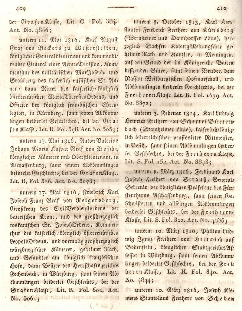 Ludwigskanal - Geschichte - Regierungsblatt