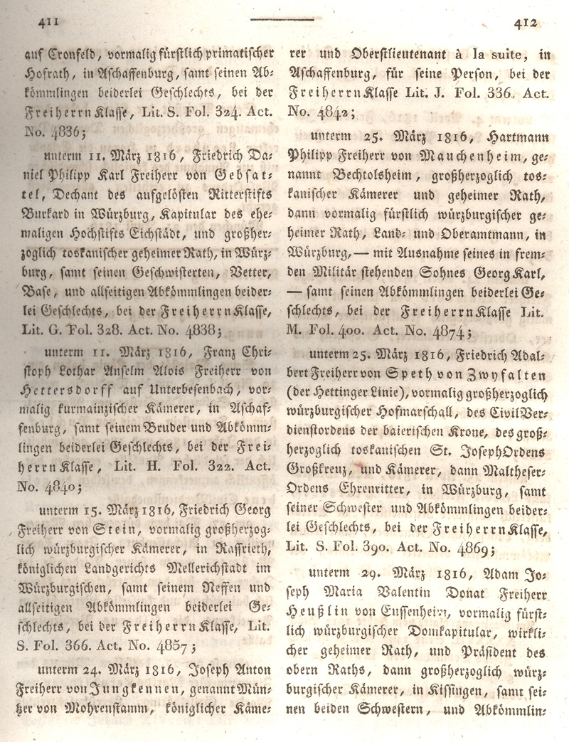 Ludwigskanal - Geschichte - Regierungsblatt