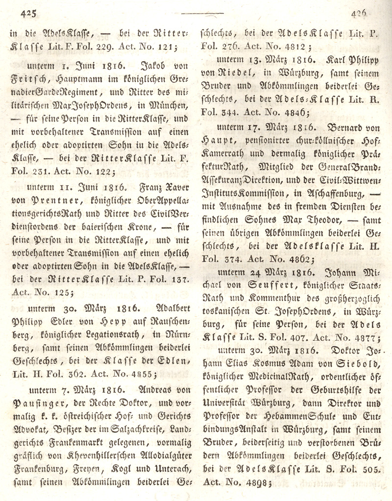 Ludwigskanal - Geschichte - Regierungsblatt