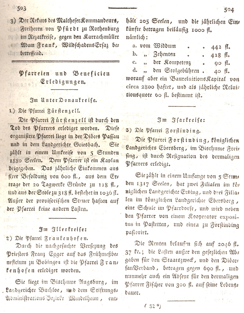 Ludwigskanal - Geschichte - Regierungsblatt