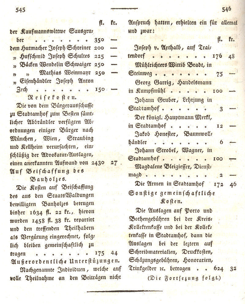 Ludwigskanal - Geschichte - Regierungsblatt