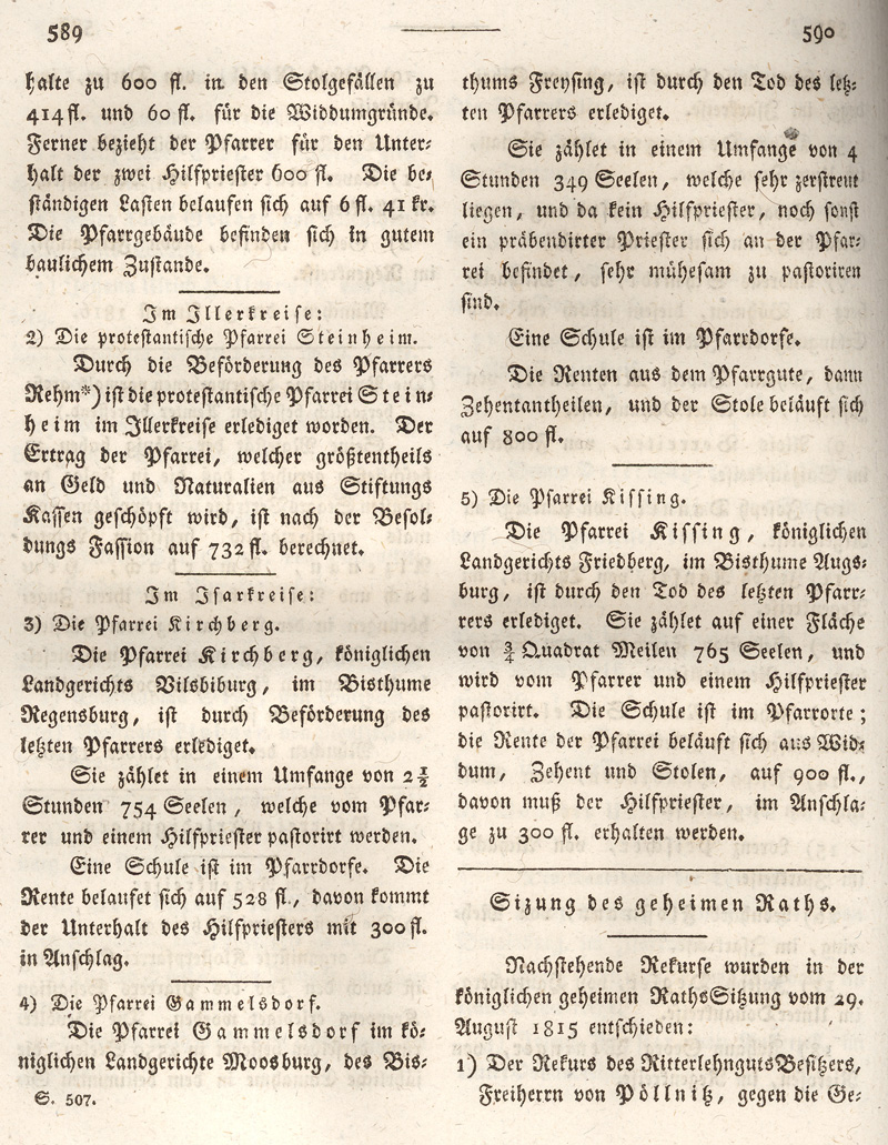 Ludwigskanal - Geschichte - Regierungsblatt