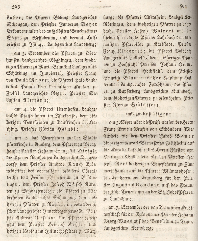 Ludwigskanal - Geschichte - Regierungsblatt