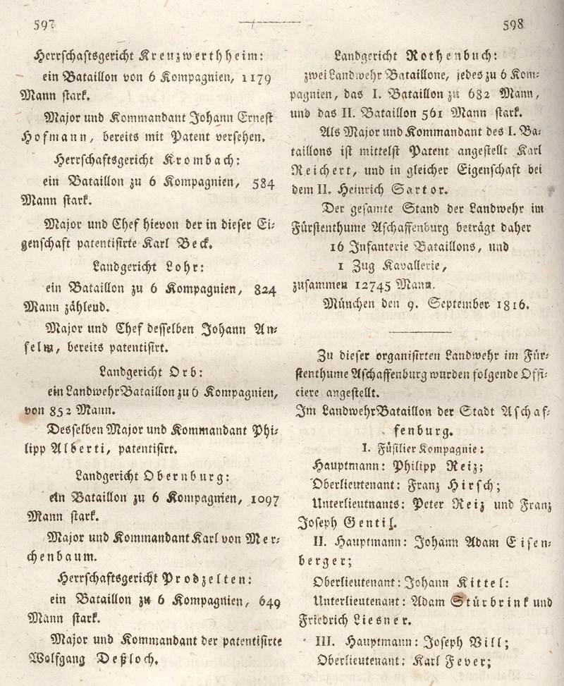 Ludwigskanal - Geschichte - Regierungsblatt