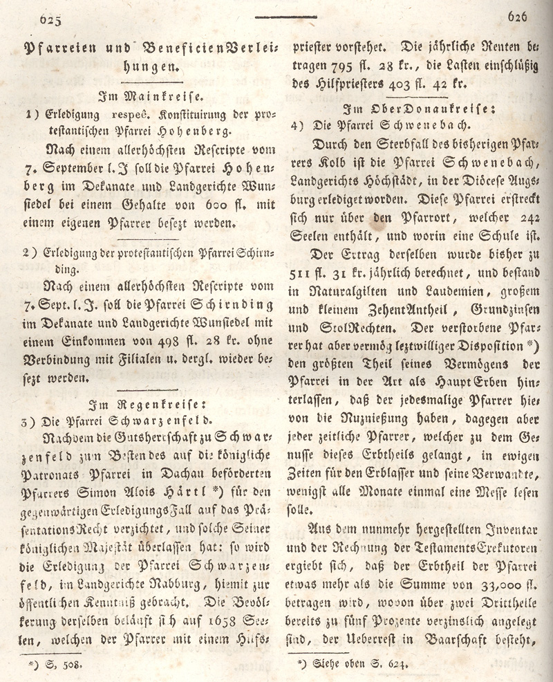 Ludwigskanal - Geschichte - Regierungsblatt