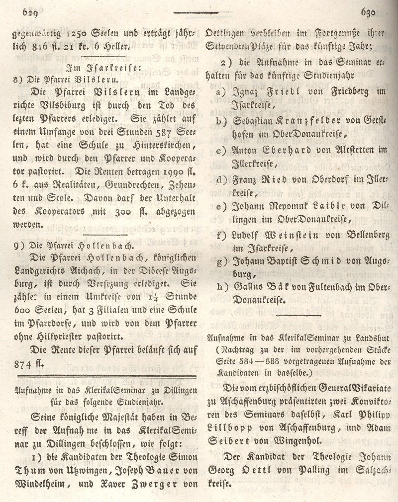 Ludwigskanal - Geschichte - Regierungsblatt