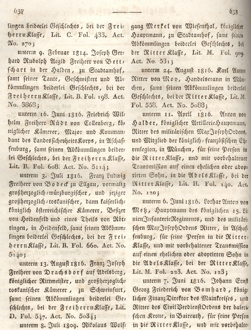 Ludwigskanal - Geschichte - Regierungsblatt