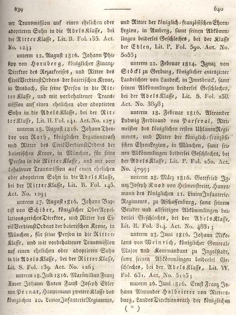 Ludwigskanal - Geschichte - Regierungsblatt