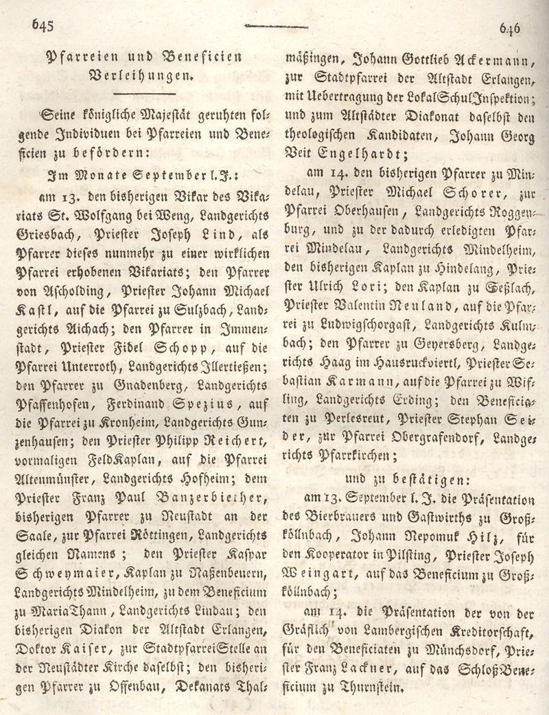 Ludwigskanal - Geschichte - Regierungsblatt