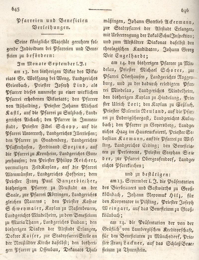 Ludwigskanal - Geschichte - Regierungsblatt