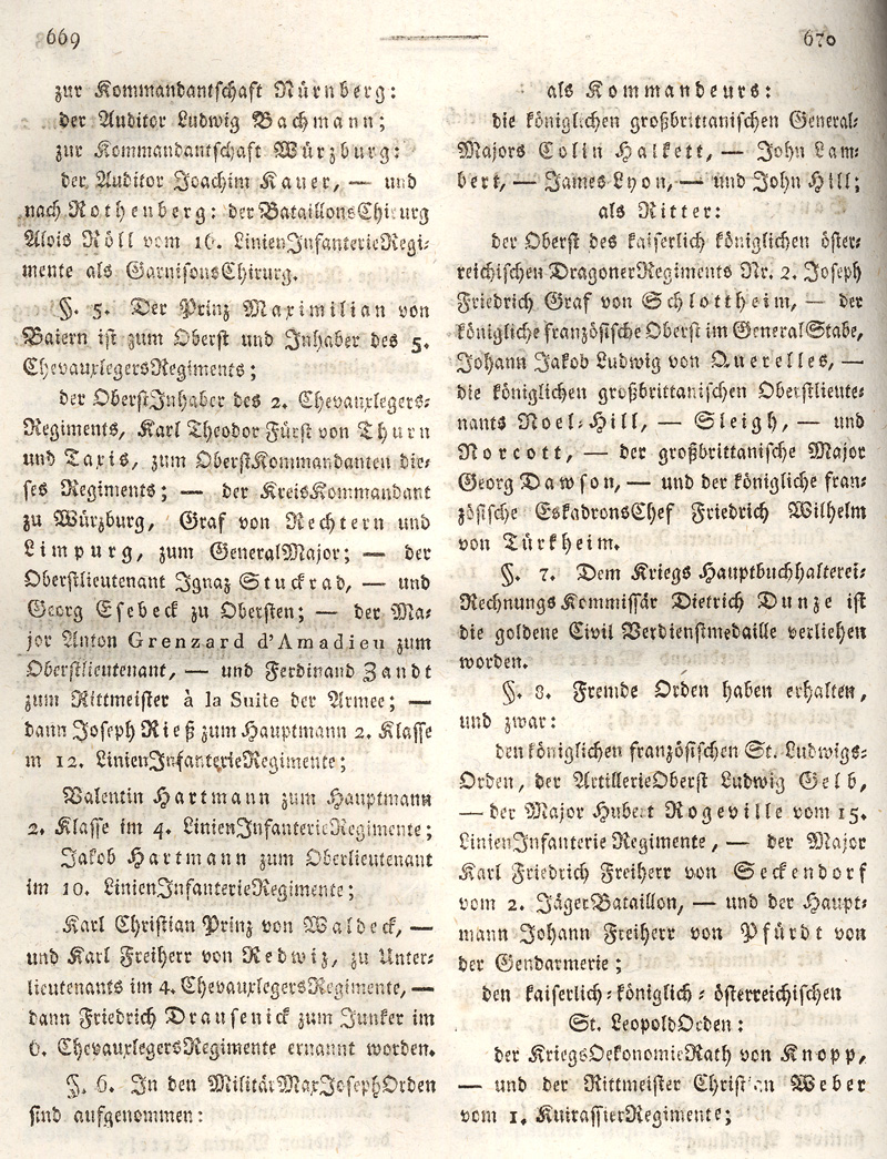 Ludwigskanal - Geschichte - Regierungsblatt