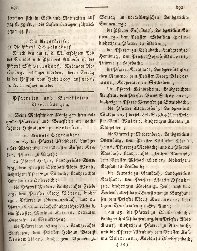 Ludwigskanal - Geschichte - Regierungsblatt