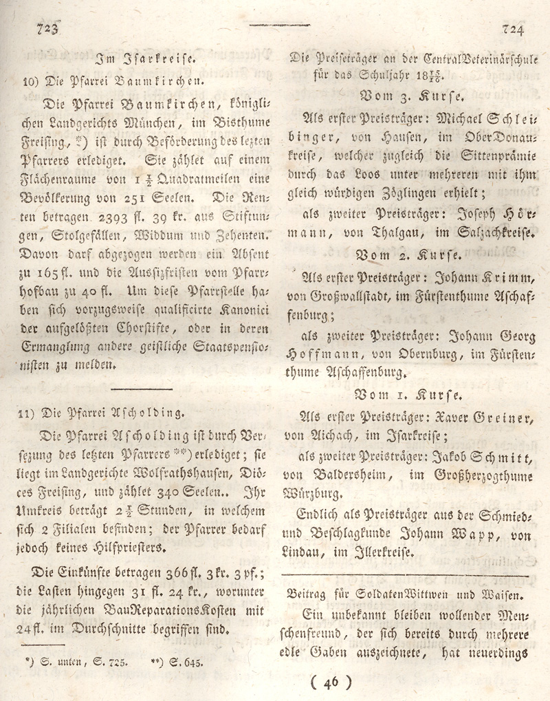 Ludwigskanal - Geschichte - Regierungsblatt