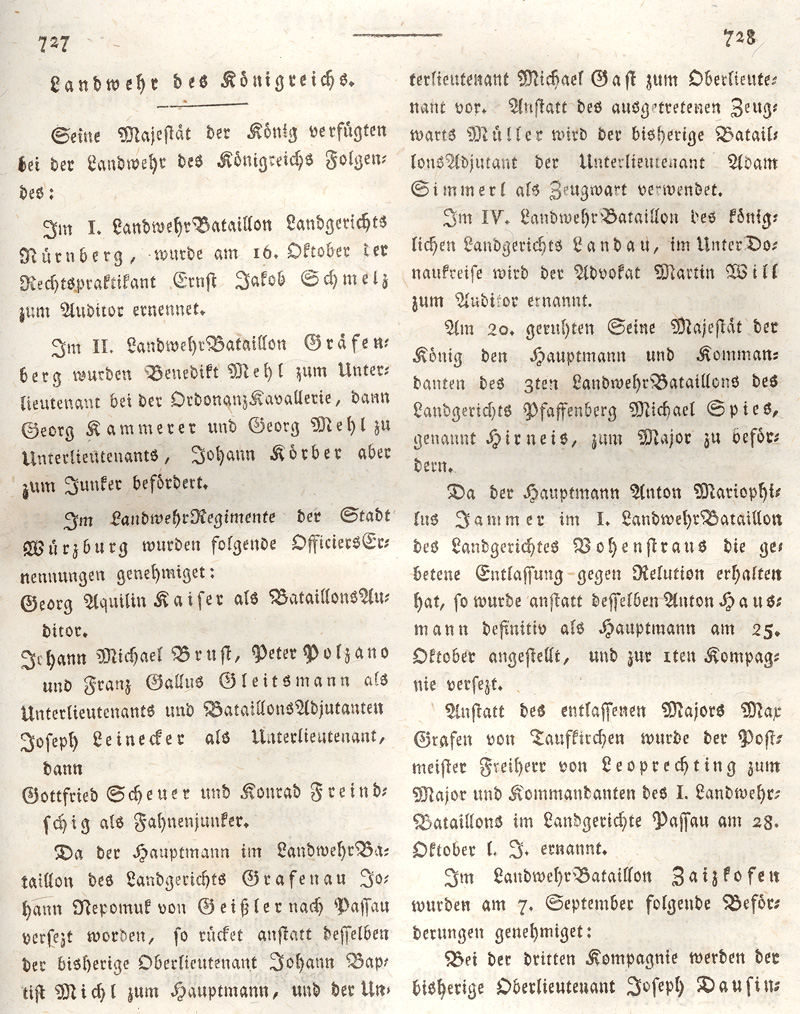 Ludwigskanal - Geschichte - Regierungsblatt