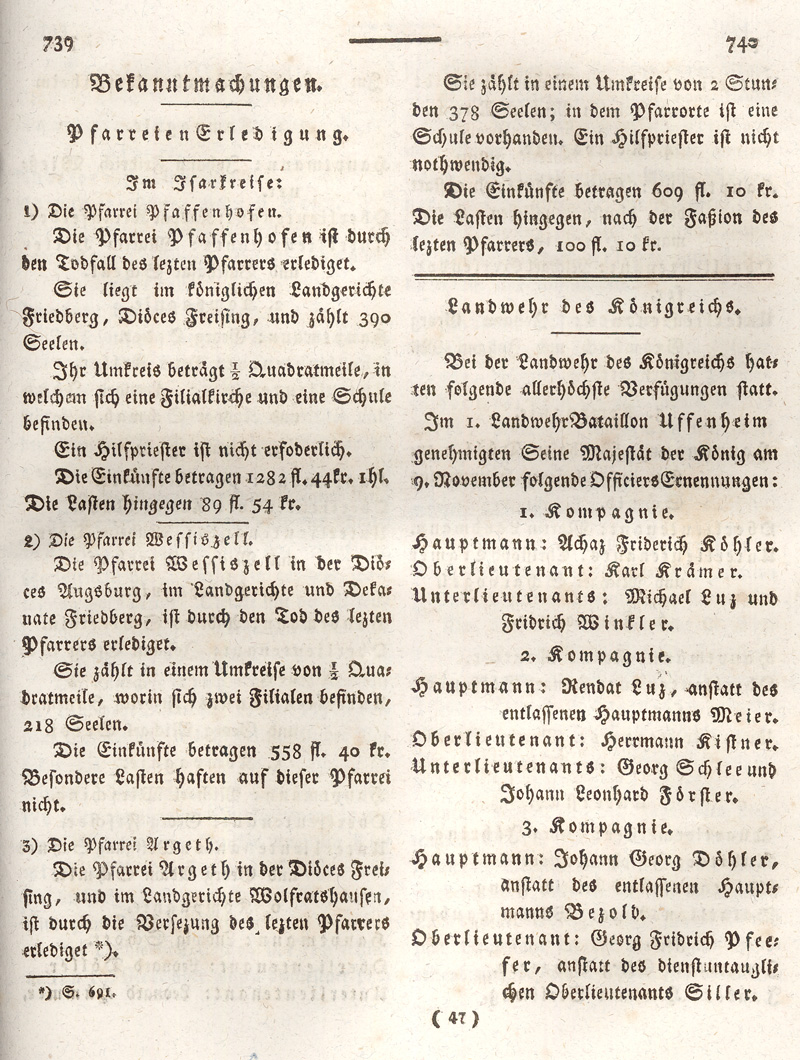 Ludwigskanal - Geschichte - Regierungsblatt