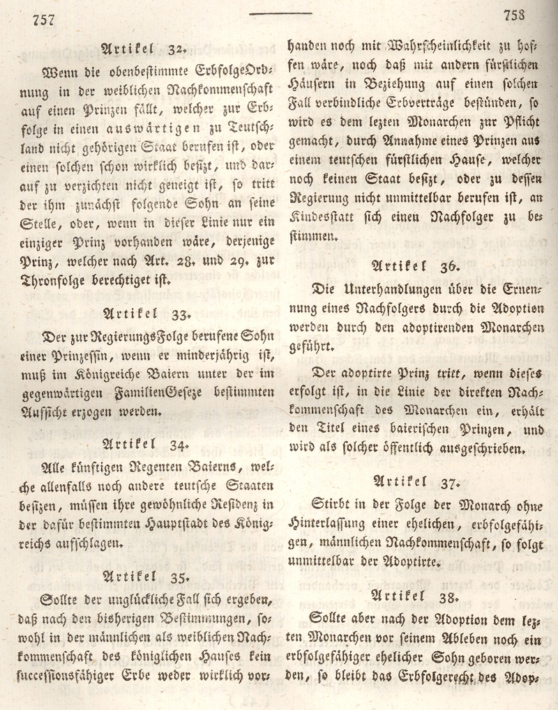 Ludwigskanal - Geschichte - Regierungsblatt