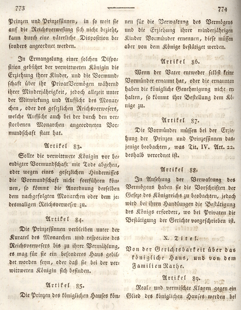 Ludwigskanal - Geschichte - Regierungsblatt